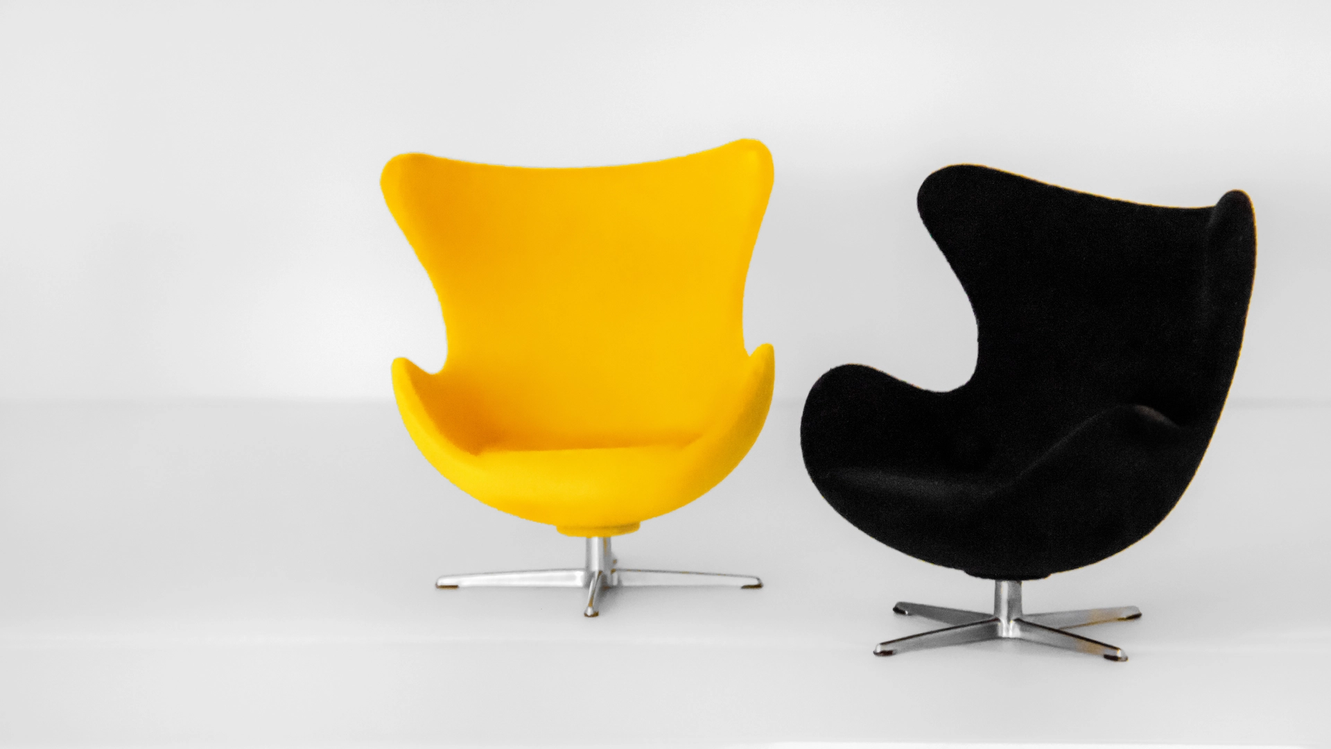 yellow and black comfortable seating chairs